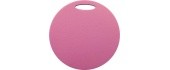 Round Sit Mat Yate, 2-layer, Diameter 35cm, Blue/Pink