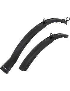 Mudguard set FORCE 24-28" (plastic, black)