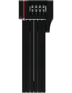 ABUS Ugrip Bordo 5700C/80 Folding Combination Lock, Black