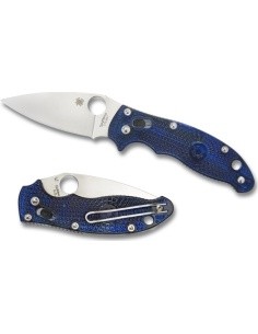 Folding Knife Spyderco C101PBL2 Manix 2, Translucent Blue