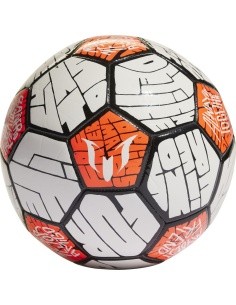 Adidas Futbolo Kamuolys Messi Clb Orange White HE3814