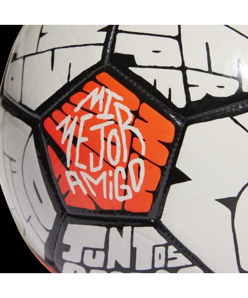 Adidas Messi Club Football Orange White HE3814