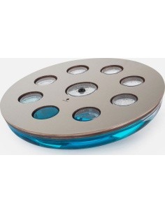Balance Board with Water NOHrD Eau-Me Board Stainless Steel