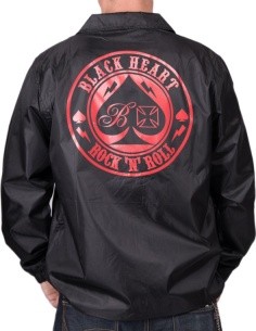 Vyriška striukė Black Heart Ace Of Spades - Juoda