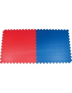 Gimnastikos tatamis Yate 20, raudonas/mėlynas, 1x1 m