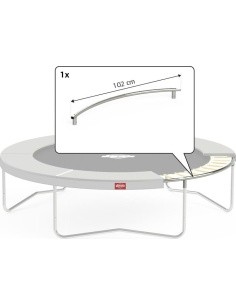 Favorit - viršutinis vamzdis Toprail Welded 200 (102 cm)