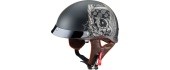 Motorcycle Helmet W-TEC Black Heart Longroad - Wings Skull