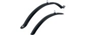 FORCE Sport Fender Set 24-28" (plastic, black)
