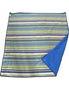 Picnic Blanket Cattara Spring - Blue/Sriped 150x150cm