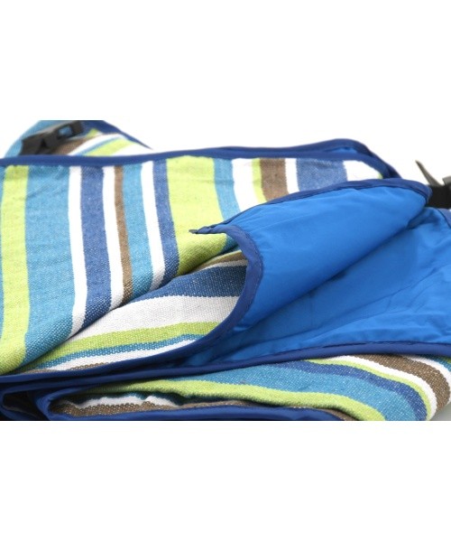 Picnic Blanket Cattara Spring - Blue/Sriped 150x150cm