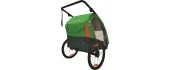 Bellelli Trailblazer bicycle trailer for kids green