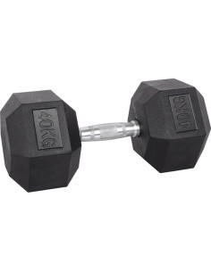 Šešiakampis hantelis inSPORTline Hexsteel 40 kg