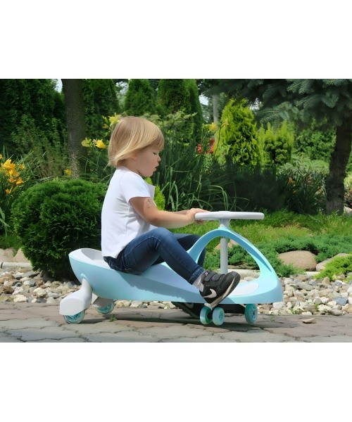 Gravity ride vehicle for kids LED wheels blue ECOTOYS