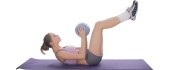Gimnastikos kamuolys inSPORTline Aerobic Ball 25 cm - Mocha mousse