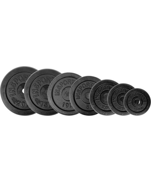 Steel Weight Plate Set inSPORTline 2x0.5-20 kg