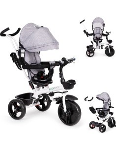 360° Turntable Tricycle Eco Toys, Blue