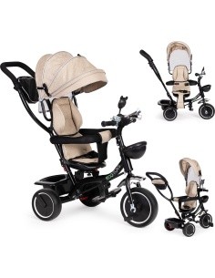 Tricycle tricycle swivel seat Beige ECOTOYS