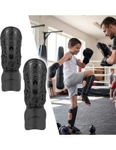 Children's Shin Guards inSPORTline Defendino - Black