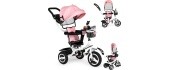 Tricycle rotating canopy durable rubber wheels ECOTOYS