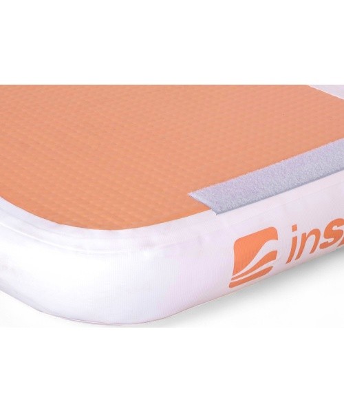 Inflatable Exercise Mat inSPORTline Airstunt 400 x 100 x 10 cm Mocha Mousse w/ Electric Pump