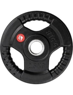 Rubber-Coated Weight Plate inSPORTline Graton 2.5 kg 30 mm