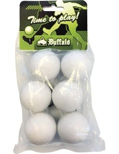 Soccer Table Ball Buffalo, White, 36mm, 6pcs