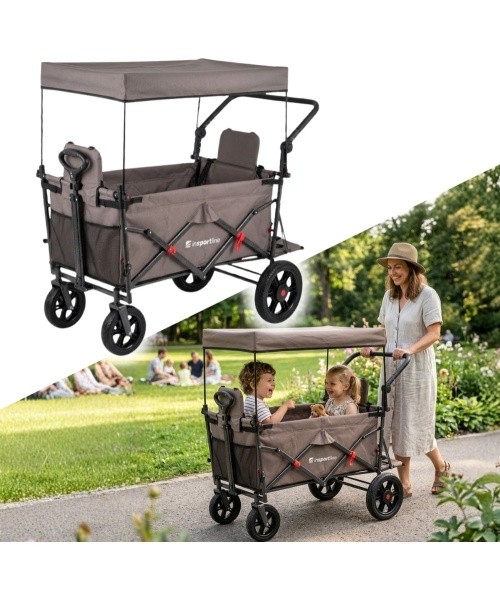 Sudedamas transportavimo vežimėlis inSPORTline StrollKidz vaikams vežti