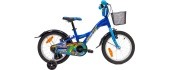 4KIDS Rebel 16" bike, size 10" (25.5 cm), aluminium, blue