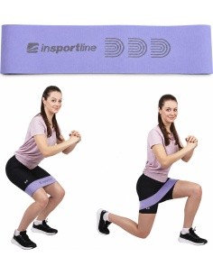 Resistance Band inSPORTline Hiplop L - Purple