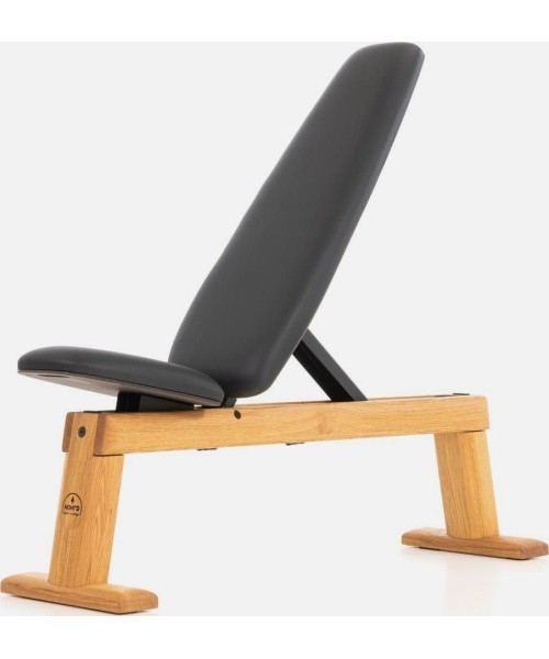 WeightBench Eiche - Echtleder
