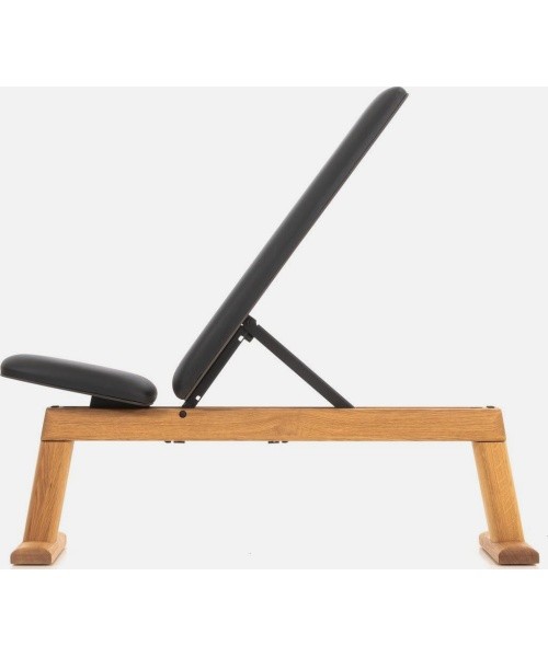 WeightBench Eiche - Echtleder