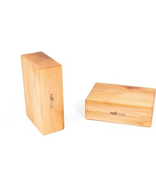 rollholz Yogablock Set