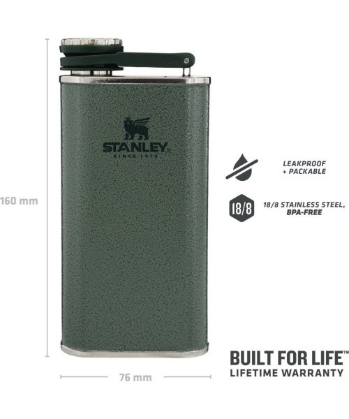 Flask Stanley Classic, 0,23l, Green
