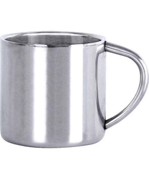 Puodelis BasicNature Stainless Steel Thermo Deluxe Espresso, 0,1 l