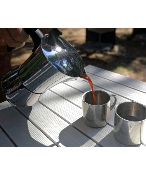 Mug BasicNature Stainless Steel Thermo Deluxe Espresso, 0.1L