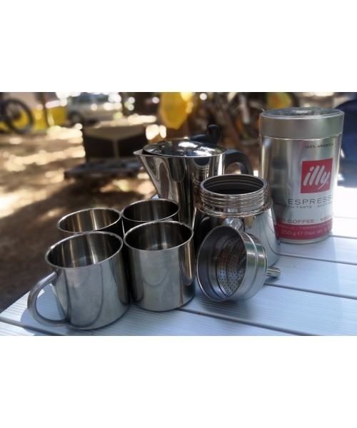 Mug BasicNature Stainless Steel Thermo Deluxe Espresso, 0.1L