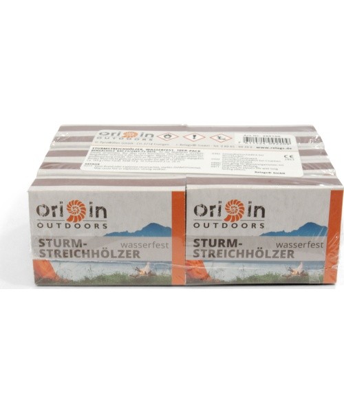 Windproof Matches Origin Outdoors, 10 Boxes