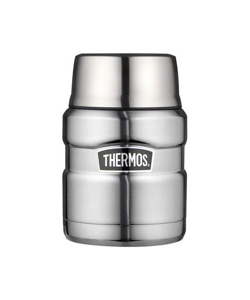 Termosas maistui Thermos King 0.47L, pilkas, su šaukšteliu