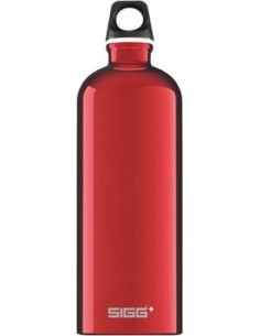 Bottle SIGG Alu Drinking Traveller 1L, Red