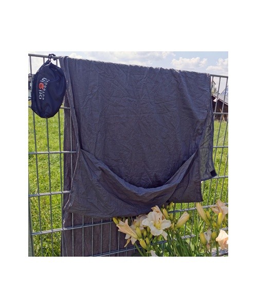 Miegmaišio įklotas Origin Outdoors Cotton Rectangular, pilkas
