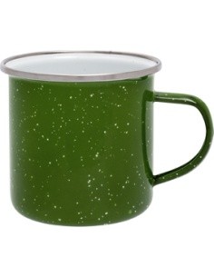 Emaliuotas puodelis Origin Outdoors 360ml, žalias