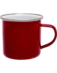 Enamel Cup Origin Outdoors 360ml, Red