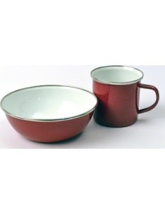 Emaliuotas dubuo Origin Outdoors 15cm, raudonas