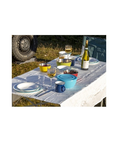 Emaliuotas puodelis Origin Outdoors 360 ml, mėlynas