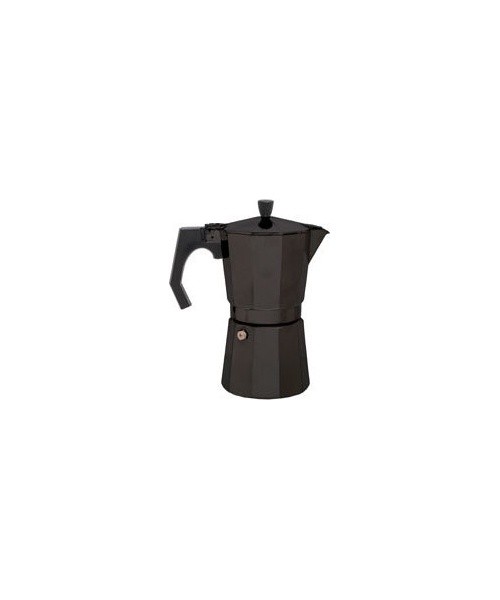 Espreso kavinukas BasicNature Bellanapoli, 9 puodeliai, juodas