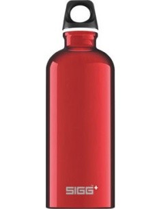 Gertuvė SIGG Alu Drinking Traveller 0.6L, raudona