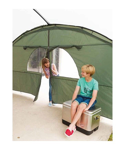 Shelter Coleman Event Shelter Pro Acc Sunwall With Door, Green, 3.65m