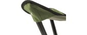 Sulankstomas trikojis taburetas „Travelchair BasicNature“, žalias plieninis