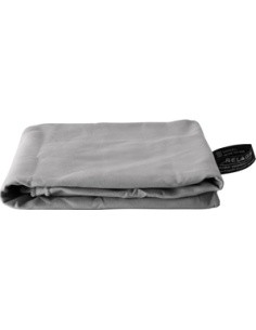 Rankšluostis BasicNature Velour, 120x60 cm, pilkas