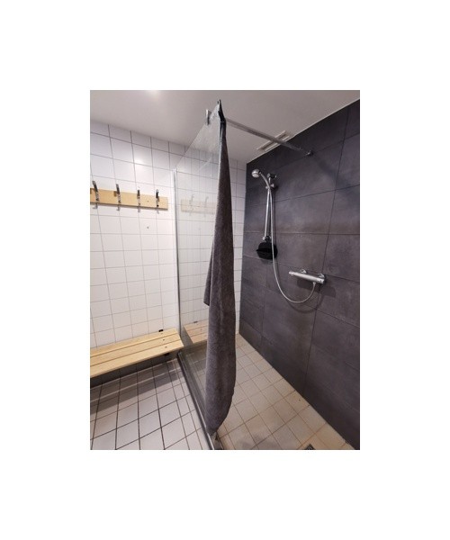Rankšluostis BasicNature Terry, 150x85cm, pilkas